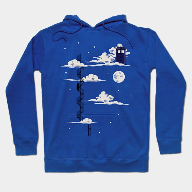 He lives on a cloud in the sky Hoodie by renduh